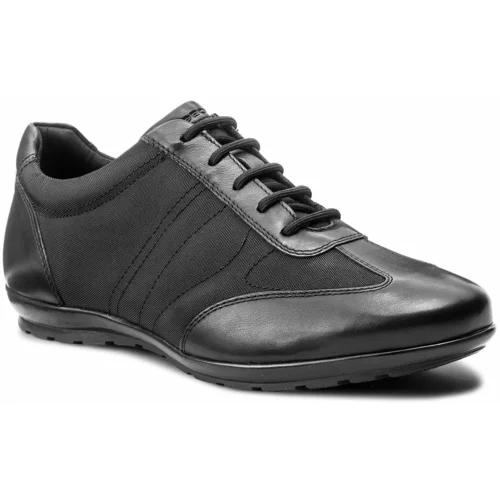 Geox Nizki čevlji U Symbol B U74A5B 01143 C9999 Black