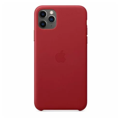 Apple Leather Case MX0F2ZM/A za iPhone 11 Pro Max - original rdeč