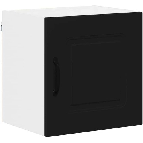 VidaXL zidni kuhinjski ormarić crna 40 x 31 x 40 cm konstruirano drvo Slike