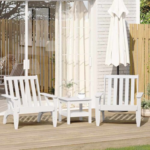 vidaXL Vrtne Adirondack stolice 2 kom bijele 75x77x77 cm od borovine Cijene