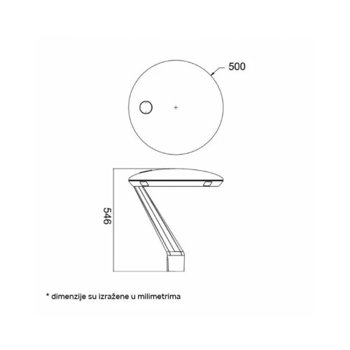  LED ULICNA SVETILJKA GSL09B 60W 4000K 8400lm IP65 RAL9006 Cene