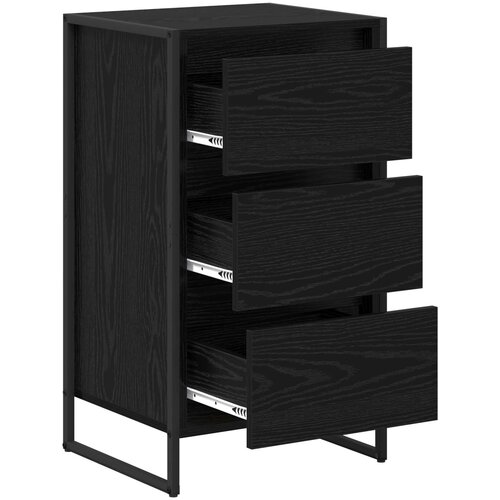  Kreveta Crni hrast 42 x 36 x 75.5 cm Konstruirano drvo Slike