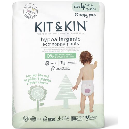 KIT&KIN plenice hlačne maxi velikost 4, (9-15kg) 22 kos 54165N Cene
