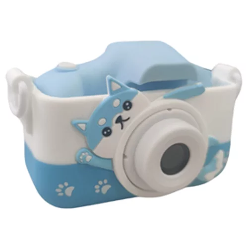 Kazoo Dječji fotoaparat X2HD, prednja i stražnja kamera, interna memorija + micro SD utor, plavi