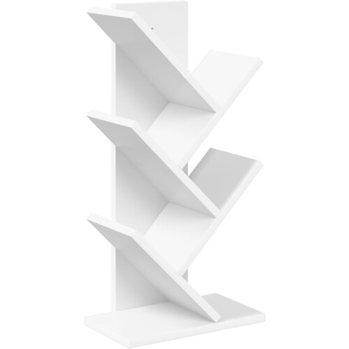 vidaXL Lesena polica za knjige 4-tierska 30 x 18 x 60 cm Bela, (5000307234) Cene