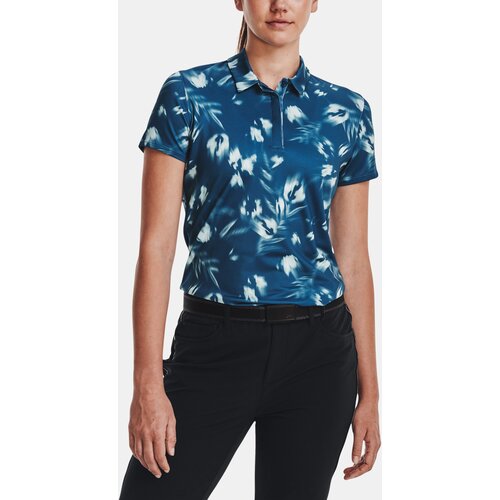Under Armour T-Shirt UA Zinger Blur Polo-BLU - Women Slike