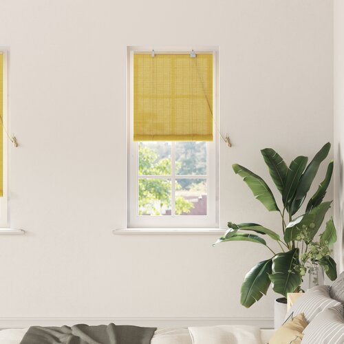 vidaXL Zavese in rolete z zavesami Rumena 60 x 220 cm Bambus Cene