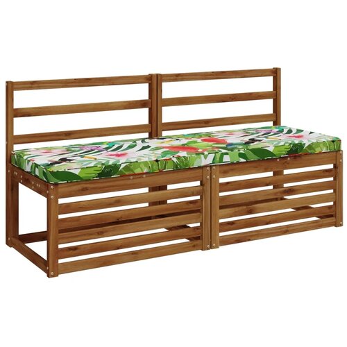  Jastučići za klupe - 2 dijela VUGHT 2 kom. 100% poliester - Vi&amp;scaron;ebojna (poliester) 150 x 50 cm 2 Slike