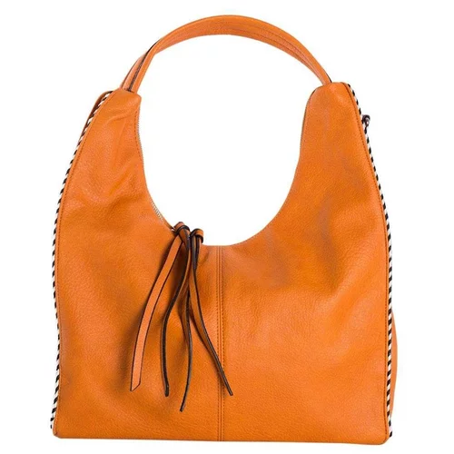 Fashionhunters Orange shoulder bag with a detachable strap