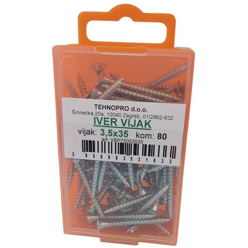 Vijak za drvo 3,5 x 35, 80 kom Cijene