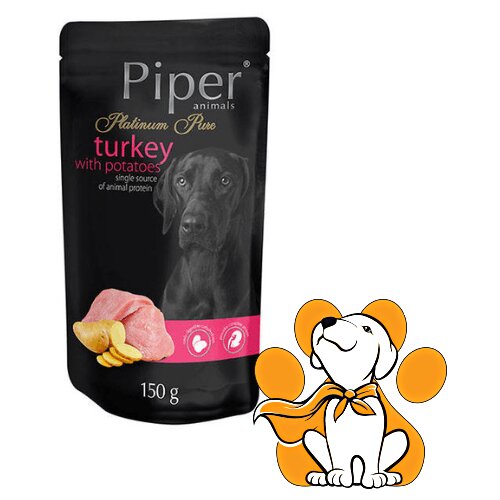 Piper Platinum Pure Turkey 150g, Vlažna Hrana Za Pse Sa Ćuretinom Bez Žitarica Cene