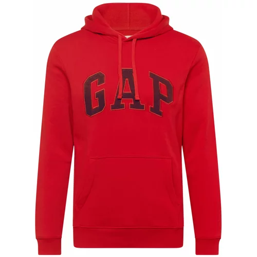 GAP Sweater majica crvena / crna