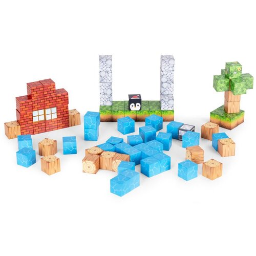  Set magnetskih građevnih kocki za djecu &amp;ndash; 87 komada (kocke) Slike