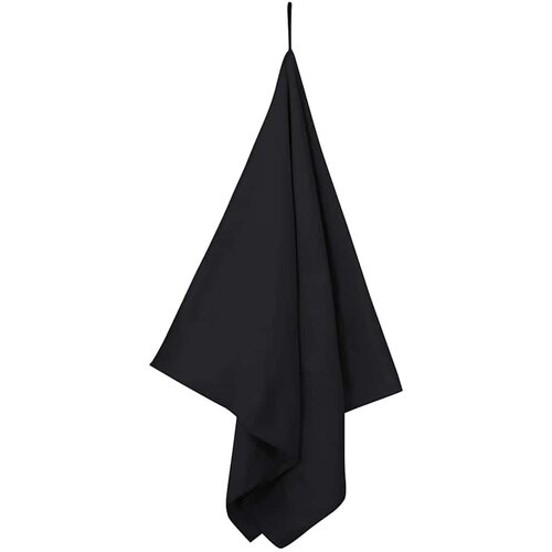 VidaXL Sportski Ručnici 2 pcs Crna 140 x 70 cm Poliester i poliamid Slike
