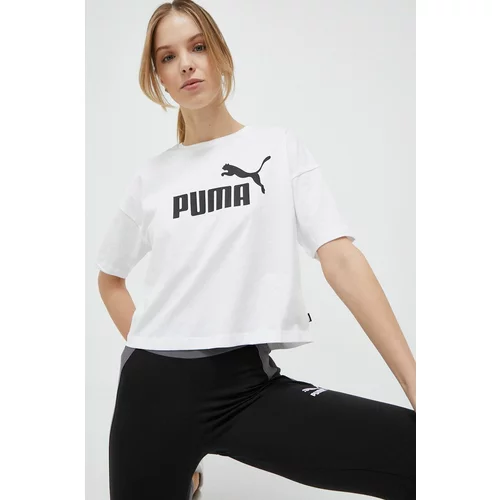 Puma Majica kratkih rukava za žene, boja: bijela