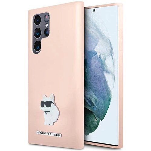 Karl Lagerfeld ETUI SILIKON CHOUPETTE METAL PIN ZA SAMSUNG GALAXY S23, (21897508) Cene