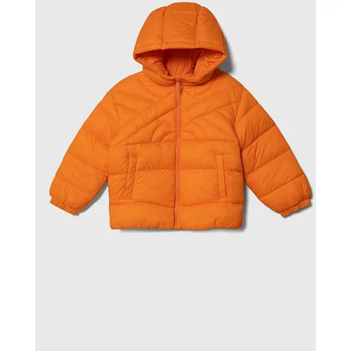 United Colors Of Benetton Otroška jakna oranžna barva