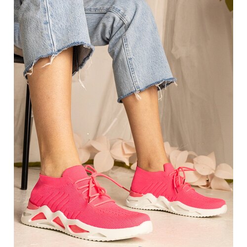 Gemre Pink women's sneakers with sock-like upper Miyana Cijene