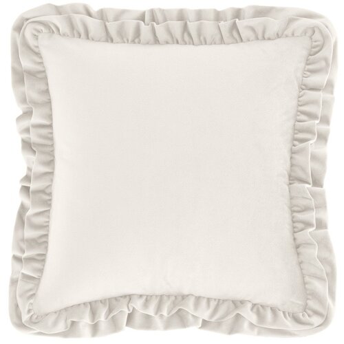 Catherine Lansfield Ukrasni jastuk od samta 43x43 cm Velvet Double Frill – Cijene
