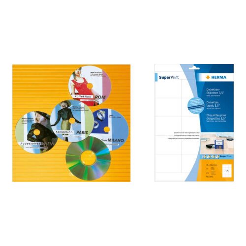 Herma CD-labels 116 25 Sheets DIN A4 50 pcs 5115 Slike