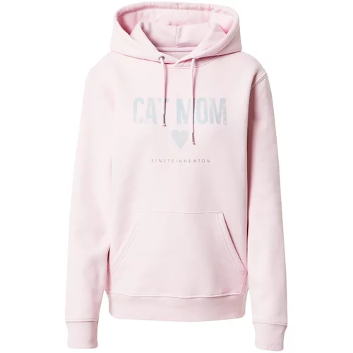 EINSTEIN & NEWTON Sweater majica 'Cat Mom' siva / roza