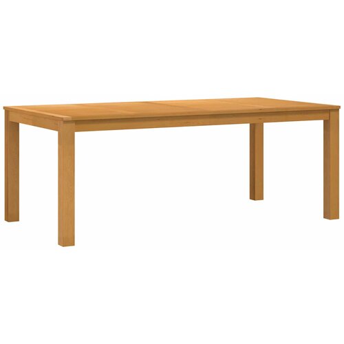 VidaXL Stol za objedovanje 200 x 100 x 75 cm Čvrsto Hrastovo Drvo - 200 x 100 x 75 cm Slike