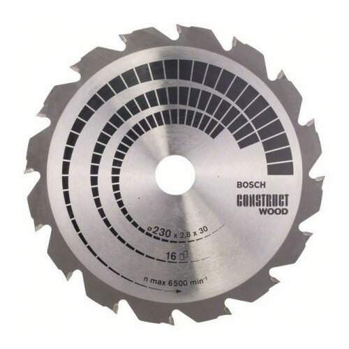 Bosch List kružne testere Construct Wood 2608640635, 230 x 30 x 2,8 mm 16 ( 2608640635 ) Slike