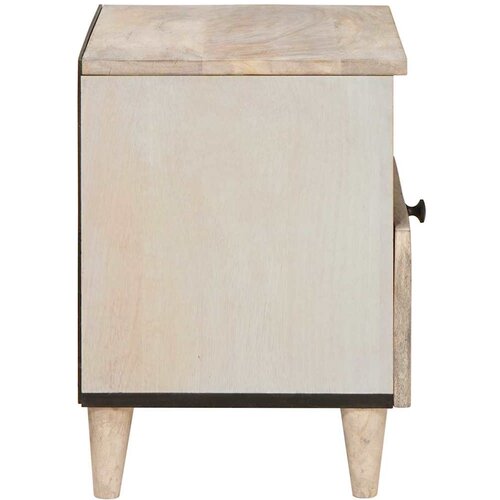  Noćni ormar 2 kom. Bijela 40 x 33 x 46 cm Konstruirano drvo Slike