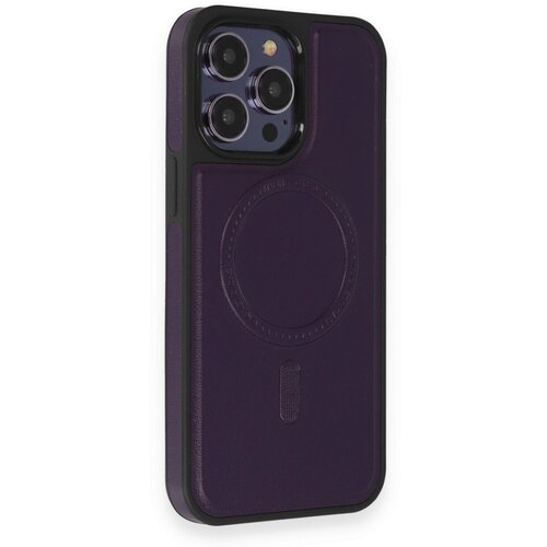  futrola magsafe elegant case za samsung S921 galaxy S24 tamno ljubicasta Slike