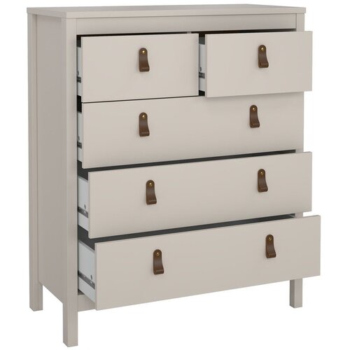 Tvilum Sivo-bež komoda 82x99x38 cm Madrid &amp;ndash; Slike