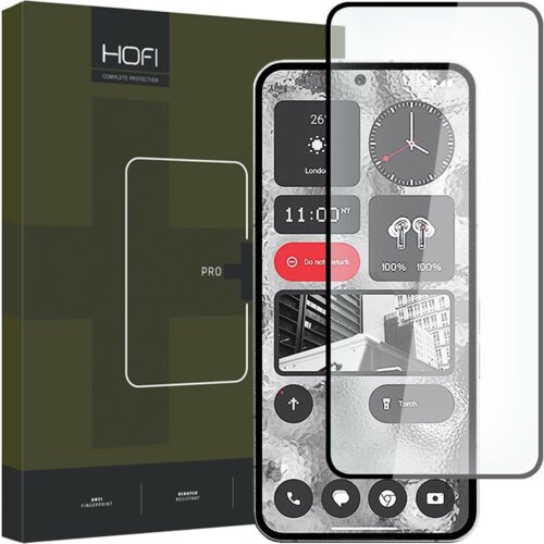 HOFI KALJENO STEKLO GLASS PRO+ ZA NIČ TELEFON 2 ČRNA ZAŠČITA, (22001831) Cene