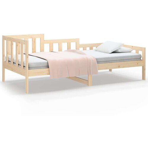  Dnevni krevet bez madraca 80 x 200 cm od masivne borovine - Prirodna 80 x 200 cm Slike