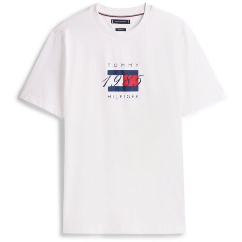 Tommy Hilfiger Majica mornarska / rdeča / bela Slike