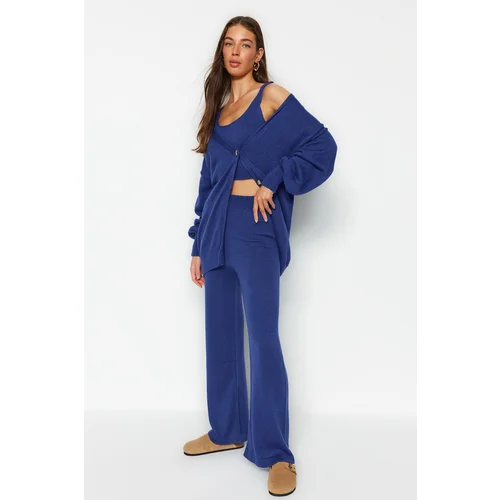 Trendyol Two-Piece Set - Dark blue - Oversize