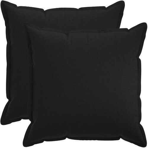  Jastuk s jastukom HOUTEN 2 kom. Crna Umjetni lan - Crna 70 x 70 cm 2 Cijene