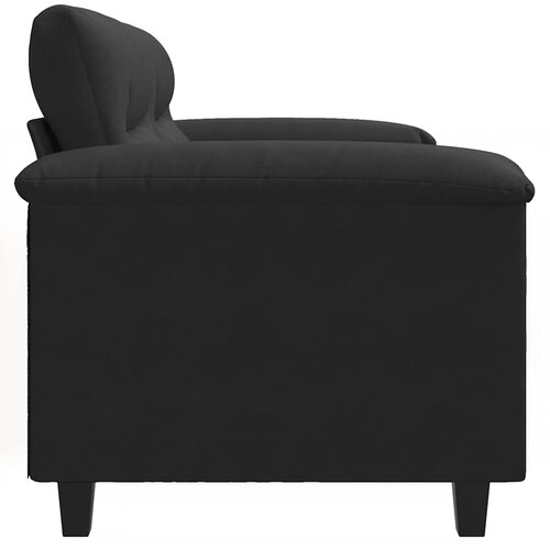  Dvosjed Crna 120 cm od mikrovlakana Slike