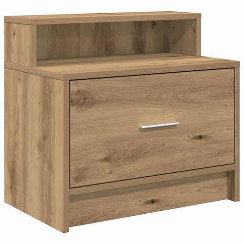 Maison Chic Nočna omarica - Nočna miza z predalom artisan hrast 51x31x47 cm, (21689929) Cene