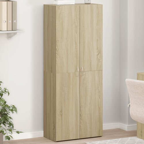 Ormarić za spise boja hrasta 60x32x153 cm od konstruiranog drva Cijene