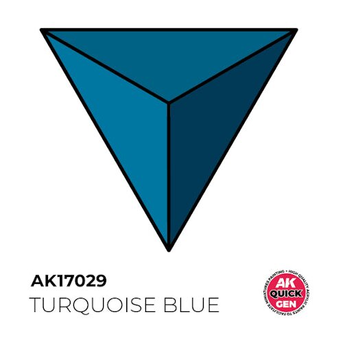 AK Interactive Turquoise Blue 18ml - Quick Gen Speed Paint AK17029 Cene