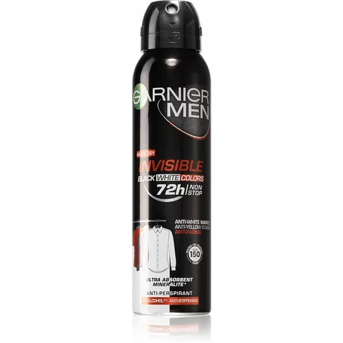 Garnier men invisible 72h antiperspirant protiv znojenja i mrlja na odjeći 150 ml za muškarce