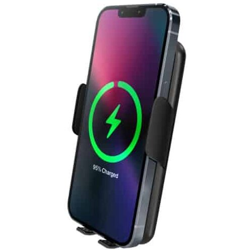 Prio Fast Charge bežični auto punjač 15W (USB C) crni Cijene