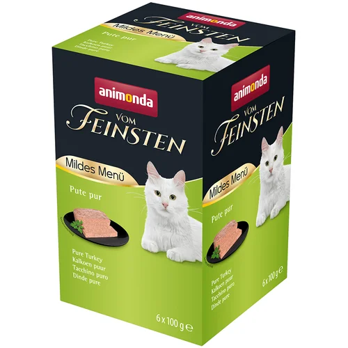 Animonda vom Feinsten Mild Menu Adult 6 x 100 g - Čista puretina