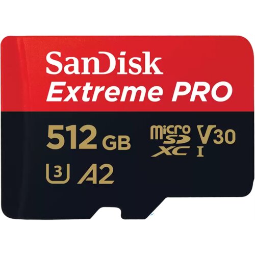  Micro SD SanDisk Extreme Pro 512GB 200MB/s A2 + SD adapter SDSQXCD-512G-GN6MA Cijene