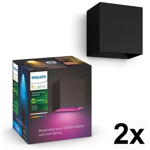 Philips KOMPLET 2x LED RGBW prigu&amp;scaron;iva spolja&amp;scaron;nja svetiljka Hue RESONATE LED/8W/230V IP44 Slike