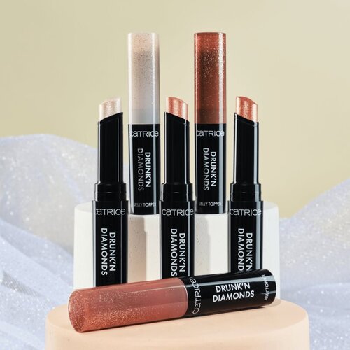 Catrice Drunk&amp;#039;n Diamonds Jelly Topper kremasto sjenilo za oči u olovci nijansa 030 Sunset Spark 2.5 g Slike