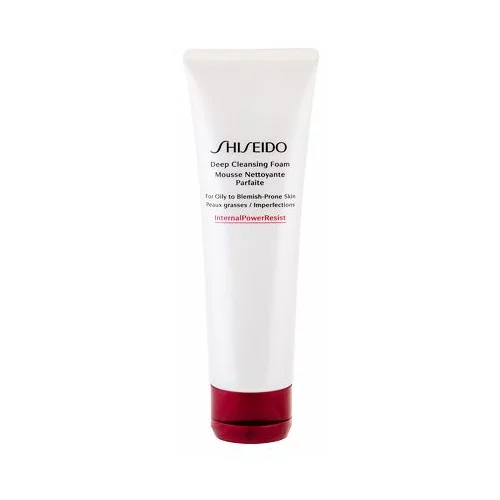 Shiseido Essentials Deep čistilna pena za mastno in problematično kožo 125 ml za ženske