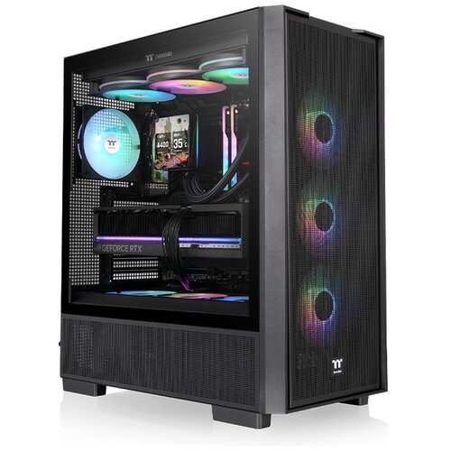 Thermaltake S380 TG ARGBMid Tower, tempered glass4xARGB fans, VGA: 400mm Cene