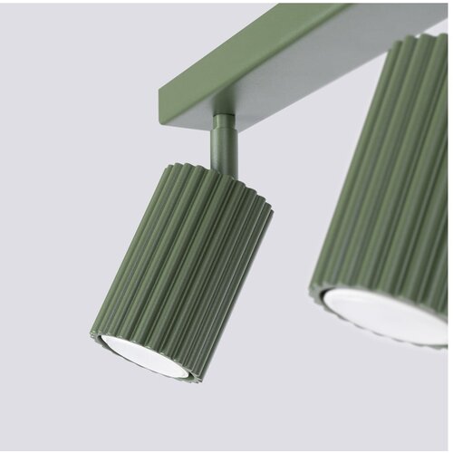 Nice Lamps Zelena stropna svetilka 6,5x30 cm Gleam &amp;ndash; Slike