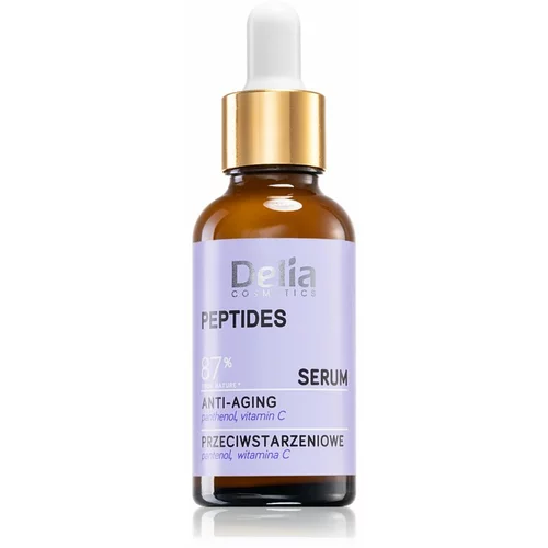 Delia Cosmetics Peptides anti-agining serum za lice, vrat i dekolte 30 ml