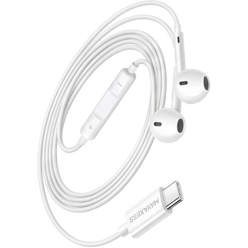 Oem Mayaxess, Žične USB-C slu&scaron;alke z vgrajenim mikrofonom za Xiaomi Poco F7, Bela, (5000299398) Cene